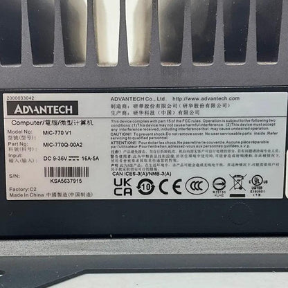 Advantech MIC-770Q Modular Fanless Industrial Computer-Modular Fanless Industrial Computer-Used Industrial Parts