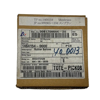Alfa Laval 1464154 Rubber Bellows/Membrane-Rubber Bellows/Membrane-Used Industrial Parts