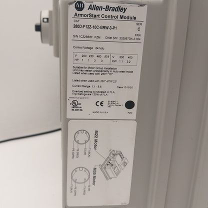Allen-Bradley ArmorStart Control Module & Base-Control Module & Base-Used Industrial Parts