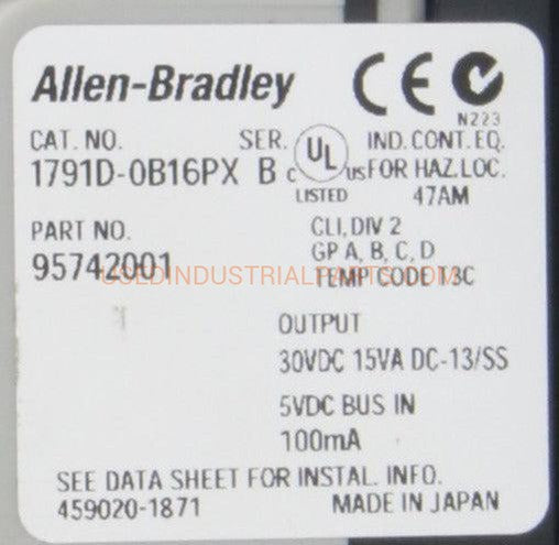 Allen-Bradley Compact Block 1791D-0B16PX B-Compact Block-AB-04-04-Used Industrial Parts