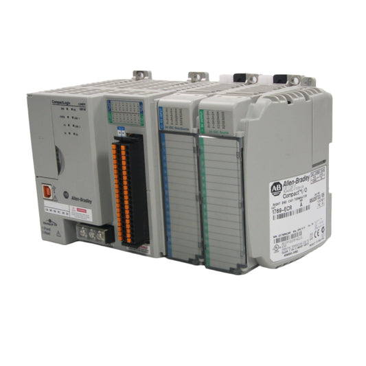 Allen-Bradley CompactLogix L24ER QB1B + DC Input/Output-PLC-Used Industrial Parts