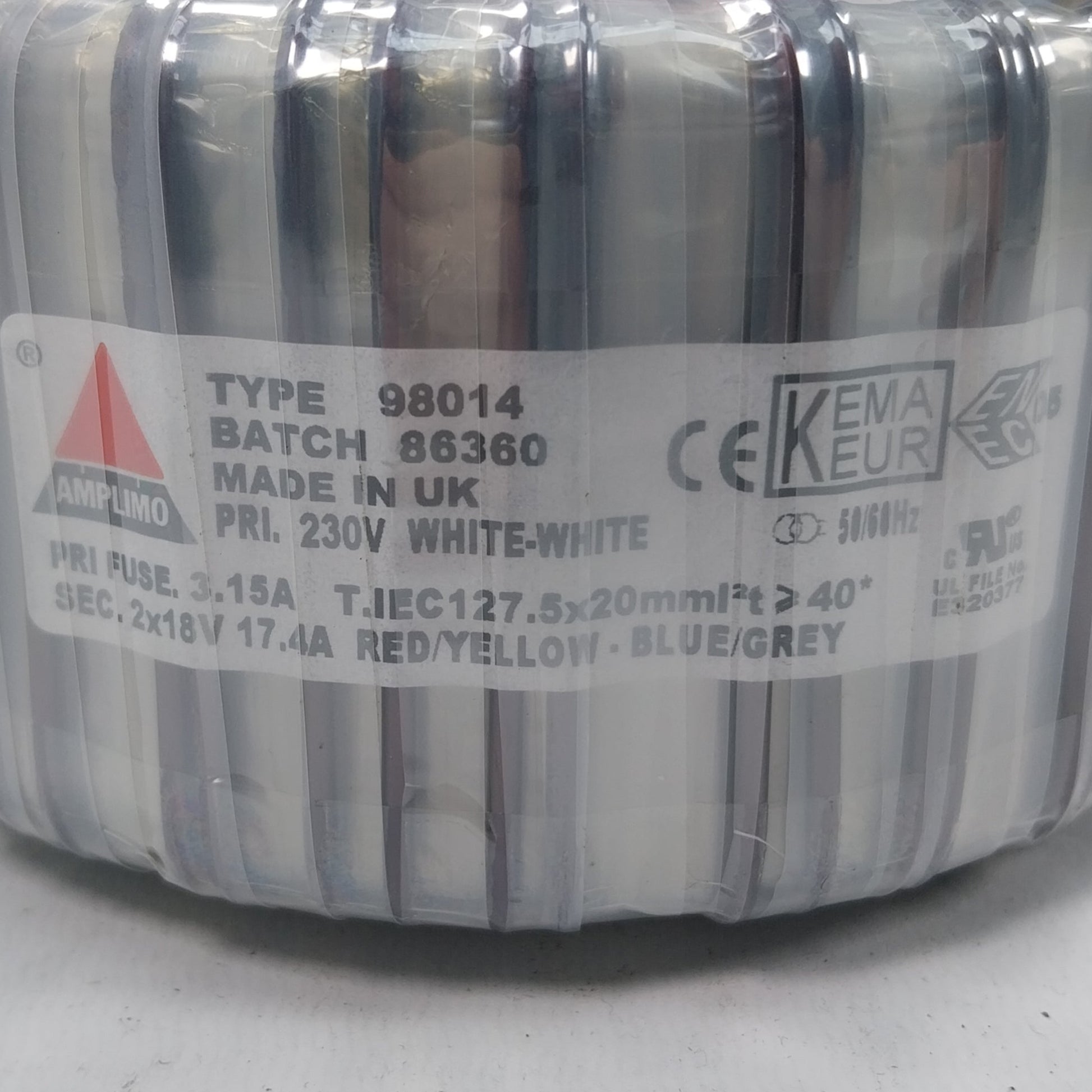 Amplimo 98014 Toroidal Transformer-Toroidal Transformer-Used Industrial Parts