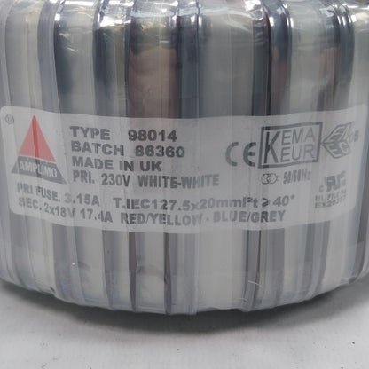 Amplimo 98014 Toroidal Transformer-Toroidal Transformer-Used Industrial Parts
