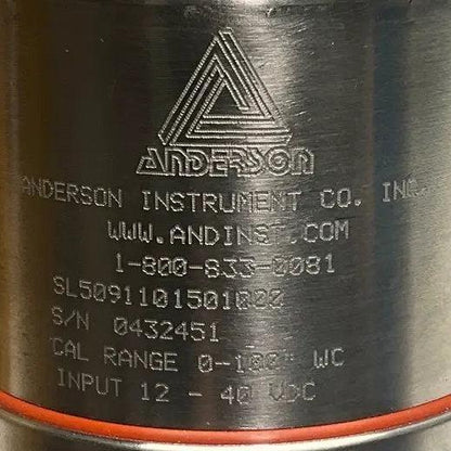 Anderson Instrument Co. Liquid Level Transmitter - SL5091101501000-Liquid Level Transmitter-Used Industrial Parts