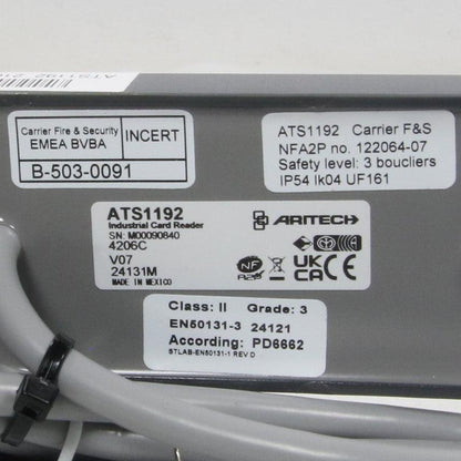 Aritech ATS 1192 Industrial Proximity Card Reader-Industrial Proximity Card Reader-Used Industrial Parts