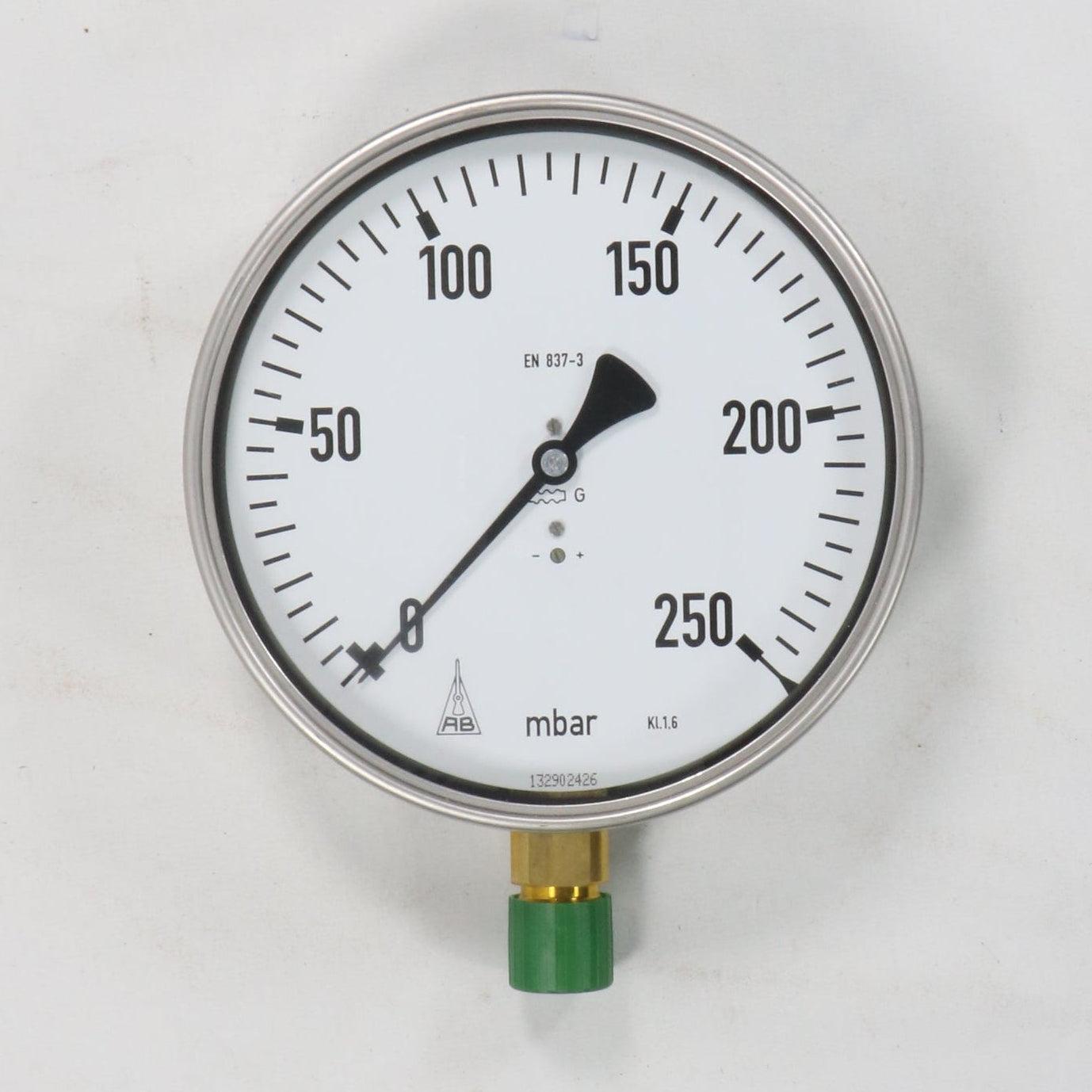 Armaturenbau KPCh 160-1 Capsule Spring Manometer - 0...250 bar-Capsule Spring Manometer-Used Industrial Parts