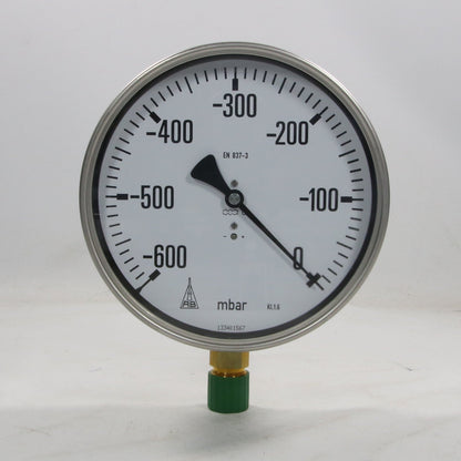 Armaturenbau KPCh 160-1 Capsule Spring Manometer - -600...0 mbar-Capsule Spring Manometer-Used Industrial Parts