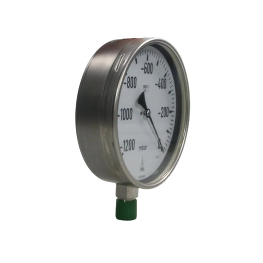 Armaturenbau RCh 160-3 Bourdon Tube Manometer - -1200...0 mbar-Bourdon Tube Manometer-01-AA-05-11-03-6152429264243-Used Industrial Parts