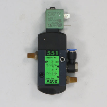 Asco G551A001 MS Solenoid Valve-Solenoid Valve-Used Industrial Parts