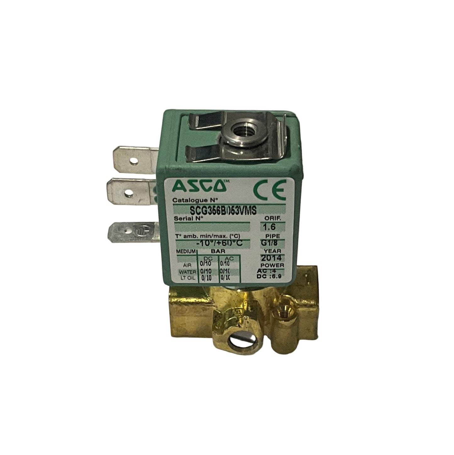 Asco SCG356B053VMS.24DC Solenoid Valve-Solenoid Valve-Used Industrial Parts