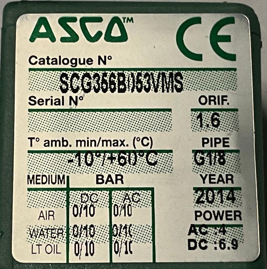 Asco SCG356B053VMS.24DC Solenoid Valve-Solenoid Valve-Used Industrial Parts