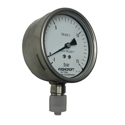 Ashcroft Instruments GmbH Stainless Steel Process Pressure Gauge: Ashcroft Instruments GmbH T5500 Plus Stainless Steel Process Pressure Gauge