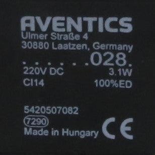Aventics 220V DC Solenoid Coil CI14-Solenoid Coil-Used Industrial Parts