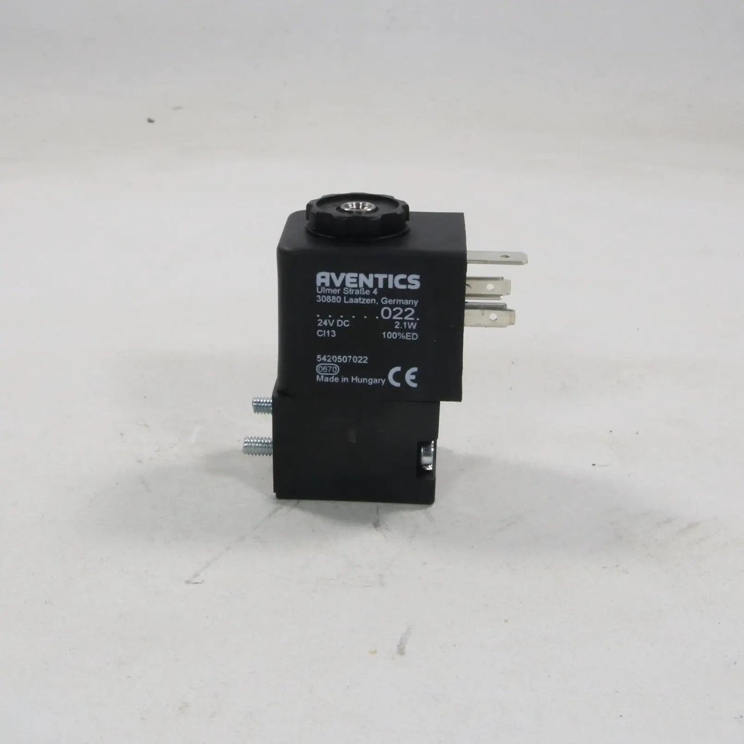 Aventics 24V DC Solenoid Coil CI13-Solenoid Coil-Used Industrial Parts