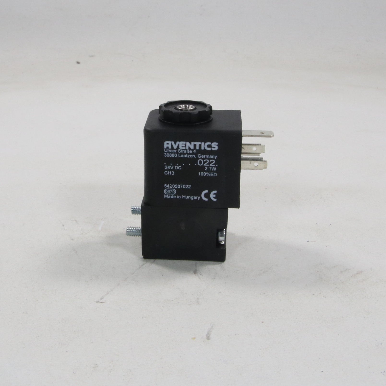 Aventics 24V DC Solenoid Coil CI13-Solenoid Coil-Used Industrial Parts