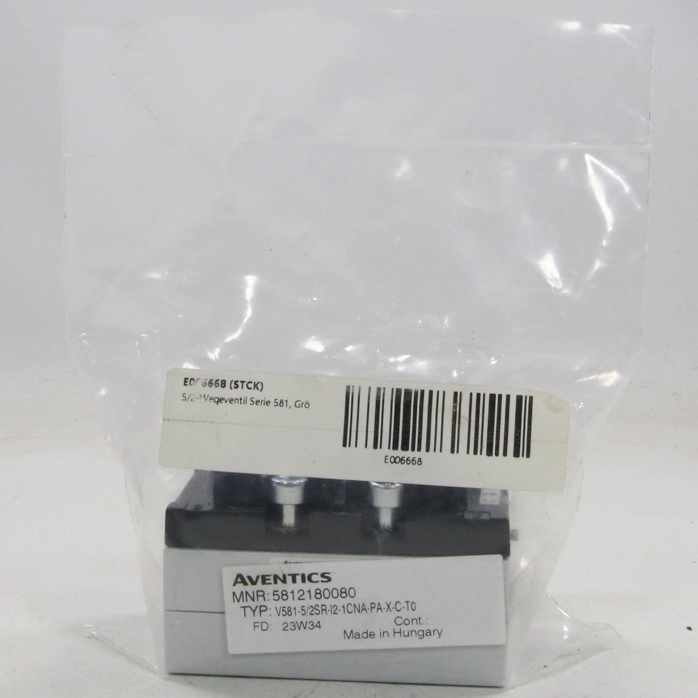 Aventics V581-5/2SR-I2-1CNA-PA-X-C-T0 Pneumatic Directional Control Valve-Pneumatic Directional Control Valve-Used Industrial Parts