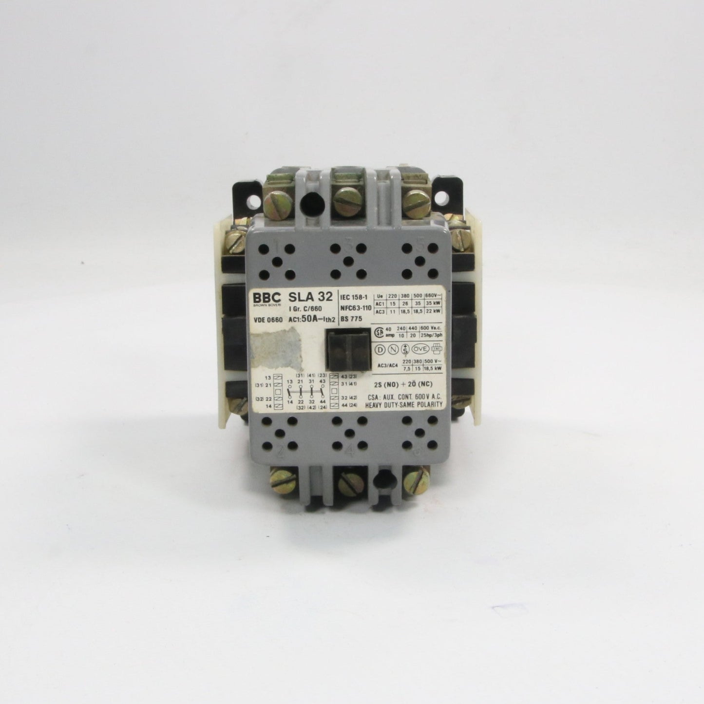BBC Brown Boveri SLA 32 Contactor-Contactor-Used Industrial Parts