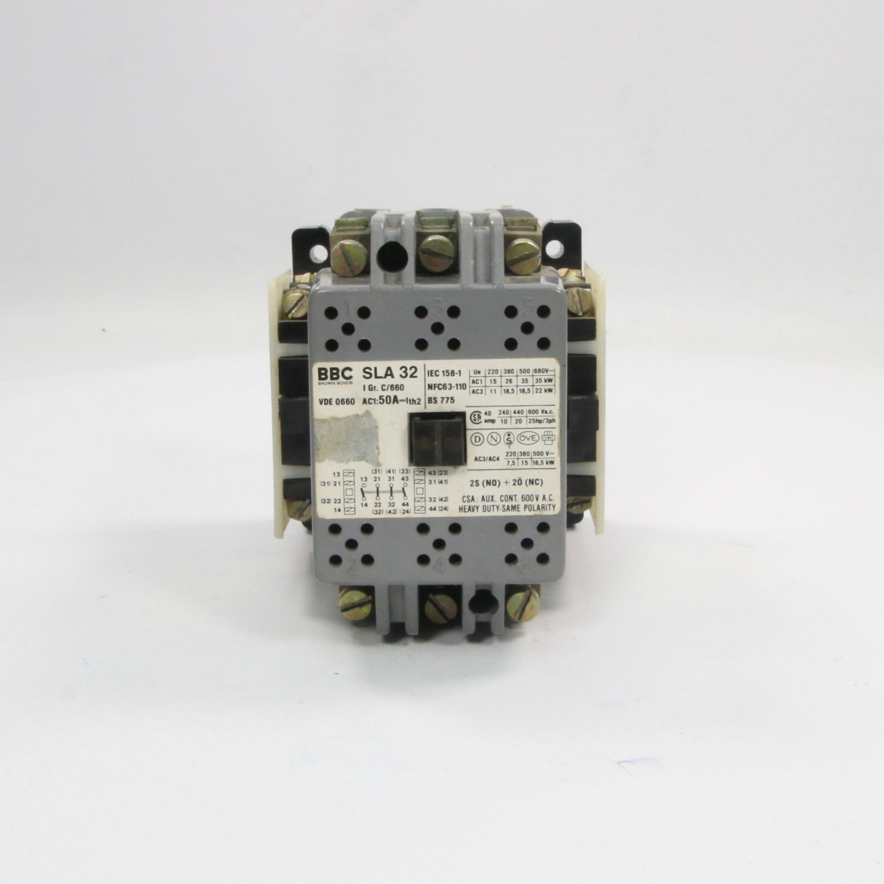 BBC Brown Boveri SLA 32 Contactor-Contactor-Used Industrial Parts