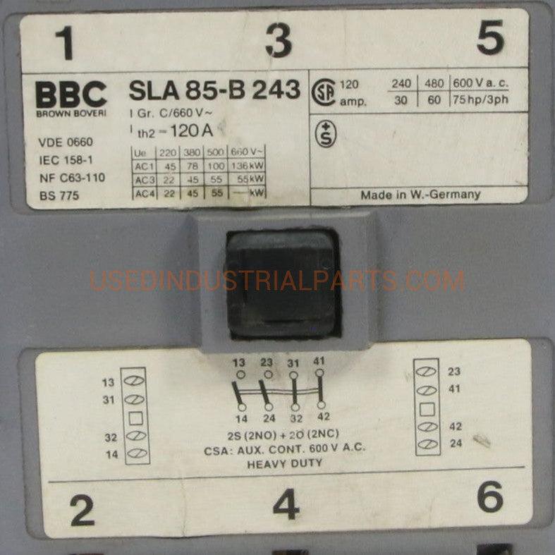 BBC Brown Boveri SLA 85 B 243 Contactor-Contactor-CA-06-02-02-Used Industrial Parts