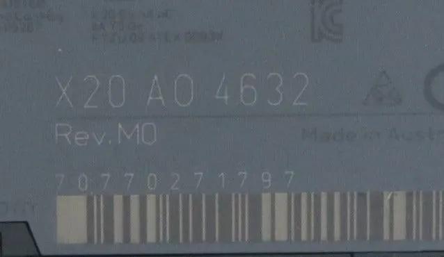 B&R Automation X20 AO 4632 Analog Output Module-Analog Output Module-Used Industrial Parts