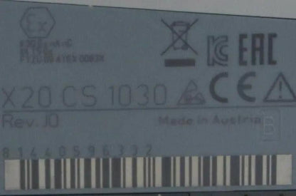 B&R Automation X20 CS 1030 Communication Interface Module-Communication Interface Module-Used Industrial Parts