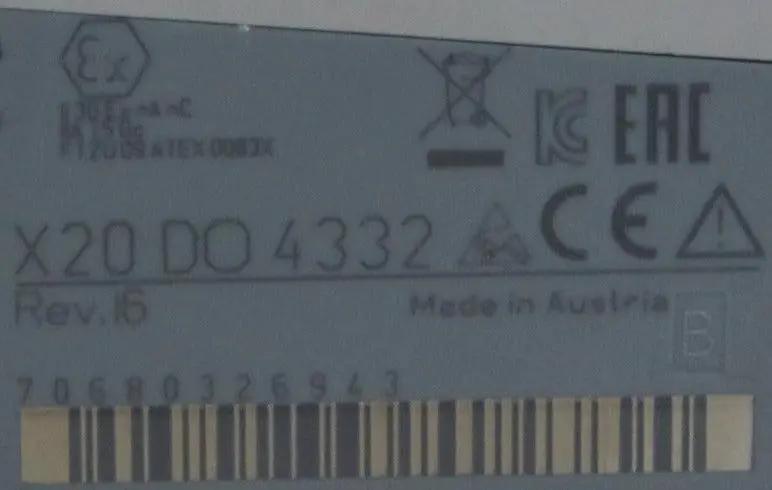 B&R Automation X20 DO 4332 Digital Output Module-Digital Output Module-Used Industrial Parts