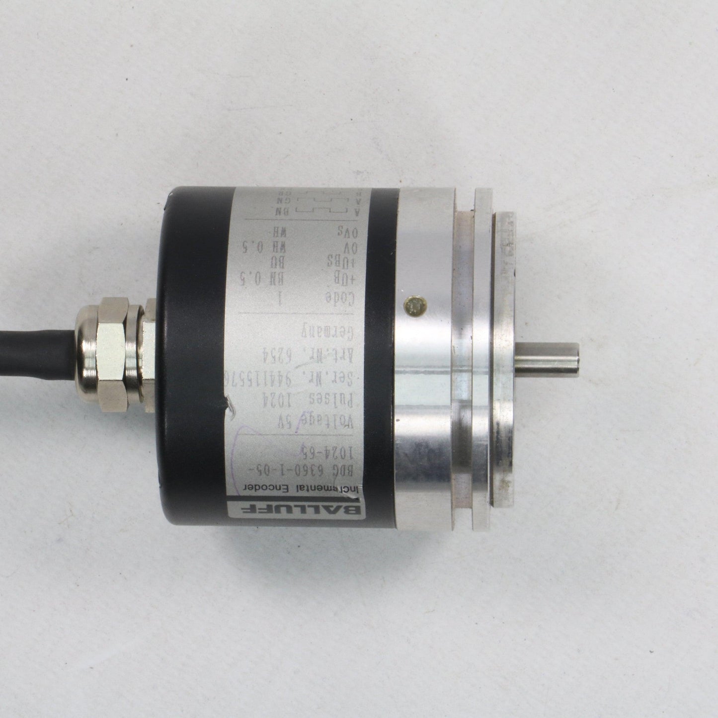 Balluff BDG 6360-1-05-1024-65 Incremental Encoder-Incremental Encoder-Used Industrial Parts