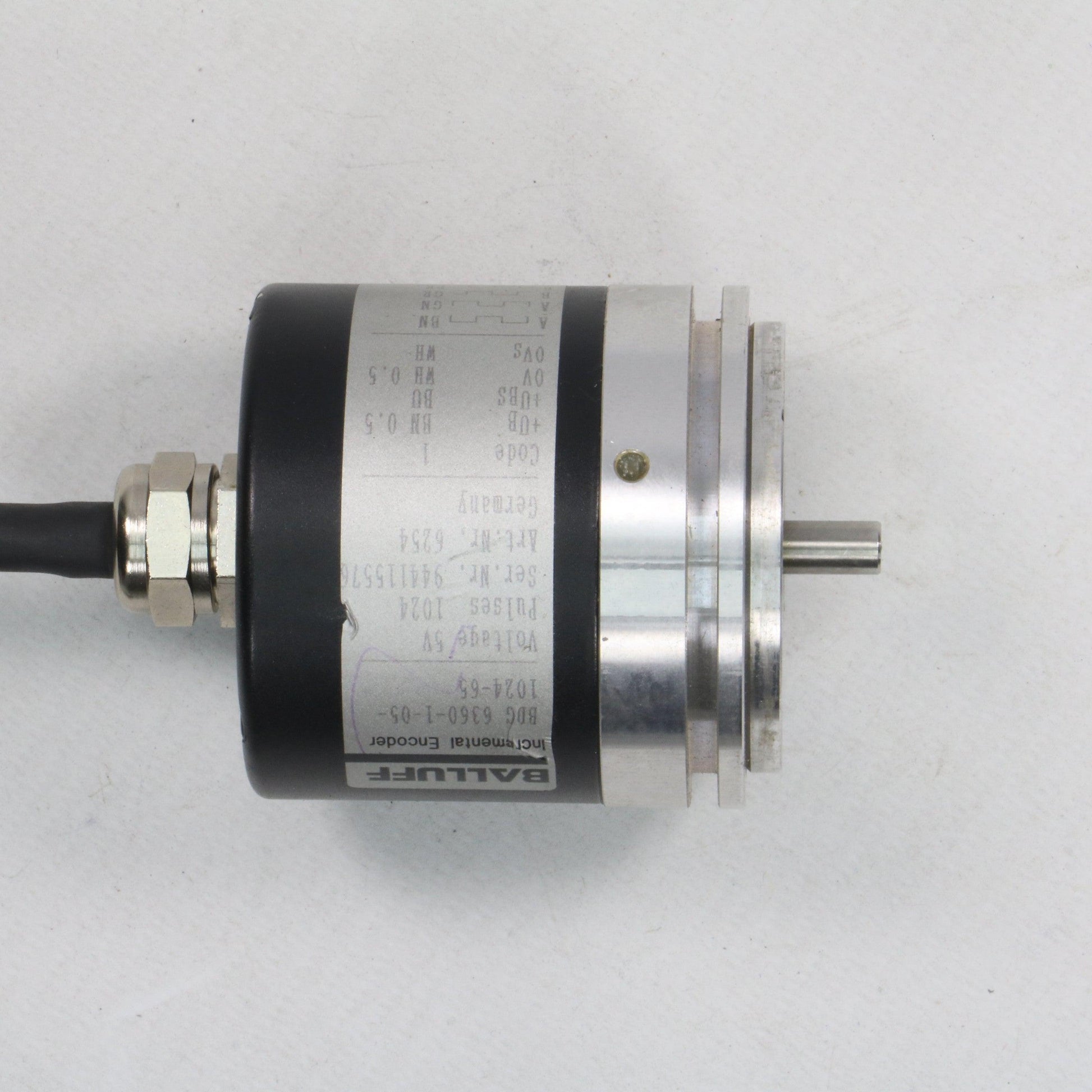 Balluff BDG 6360-1-05-1024-65 Incremental Encoder-Incremental Encoder-Used Industrial Parts