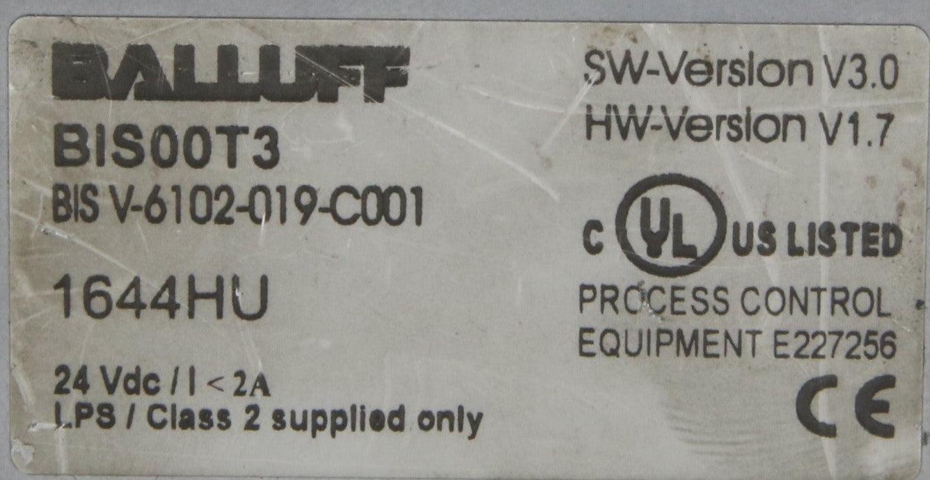 Balluff BIS00T3 Multi Frequency RFID Processor-RFID Processor-Used Industrial Parts