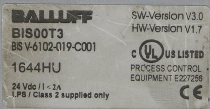 Balluff BIS00T3 Multi Frequency RFID Processor-RFID Processor-Used Industrial Parts