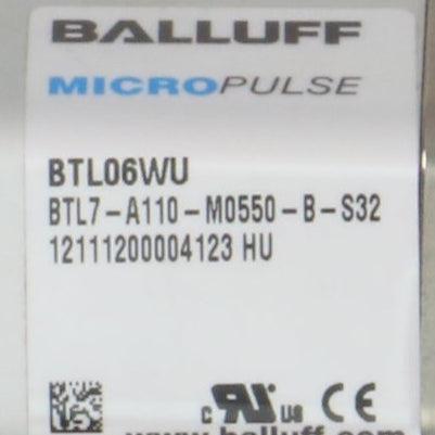 Balluff BTL06WU Magnetostrictive Linear Position Sensor-Linear Position Sensor-Used Industrial Parts