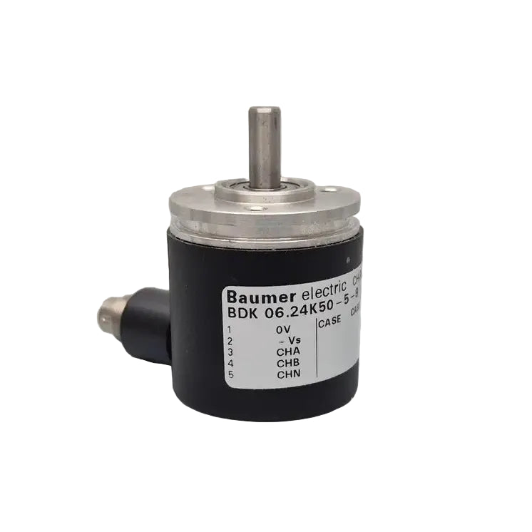 Baumer Electric BDK 06.24K50-5-9 Incremental Shaft Encoder-Incremental Shaft Encoder-CD-04-06-02-6152430024010-Used Industrial Parts
