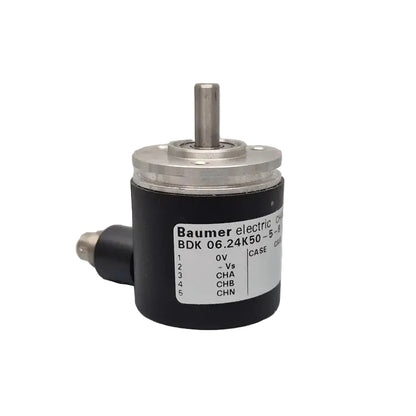 Baumer Electric BDK 06.24K50-5-9 Incremental Shaft Encoder-Incremental Shaft Encoder-CD-04-06-02-6152430024010-Used Industrial Parts
