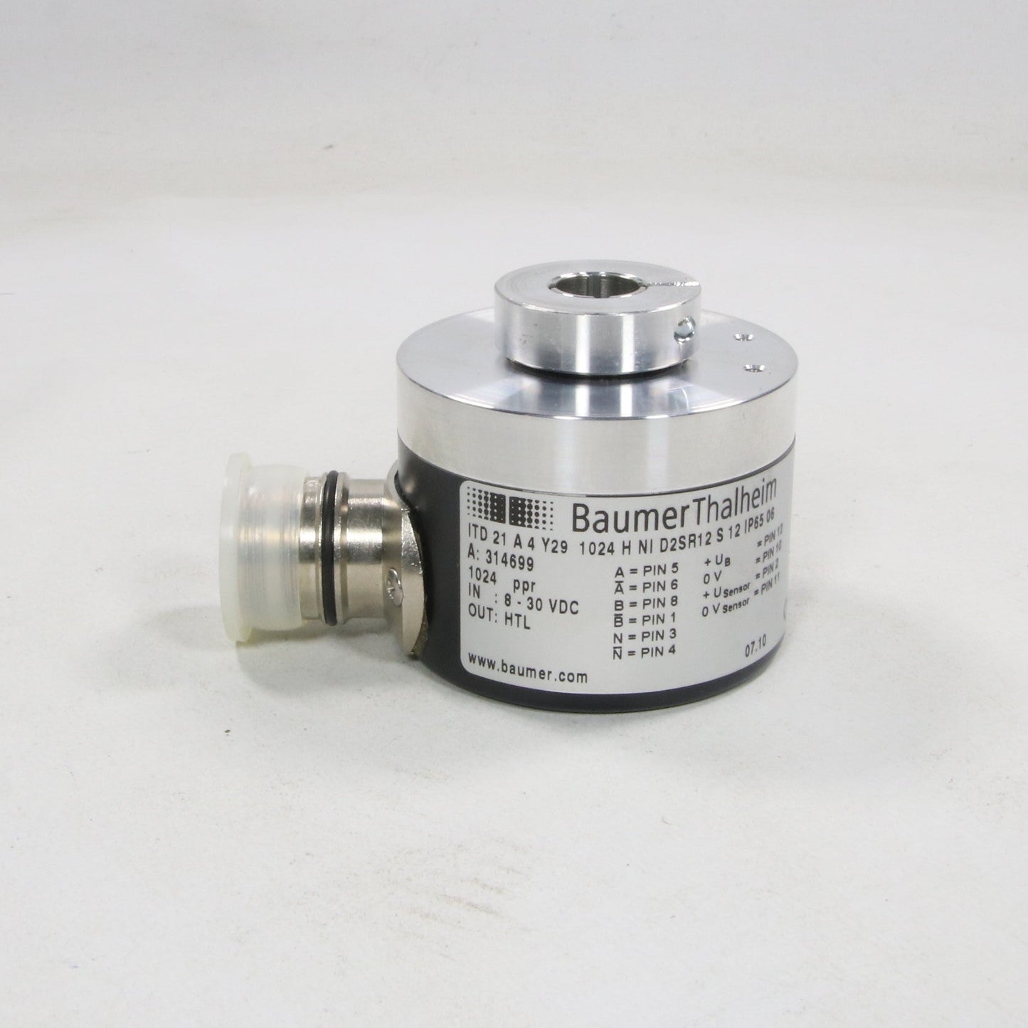 Baumer ITD 21 A4 Y29 Incremental Rotary Encoder-Incremental Rotary Encoder-Used Industrial Parts