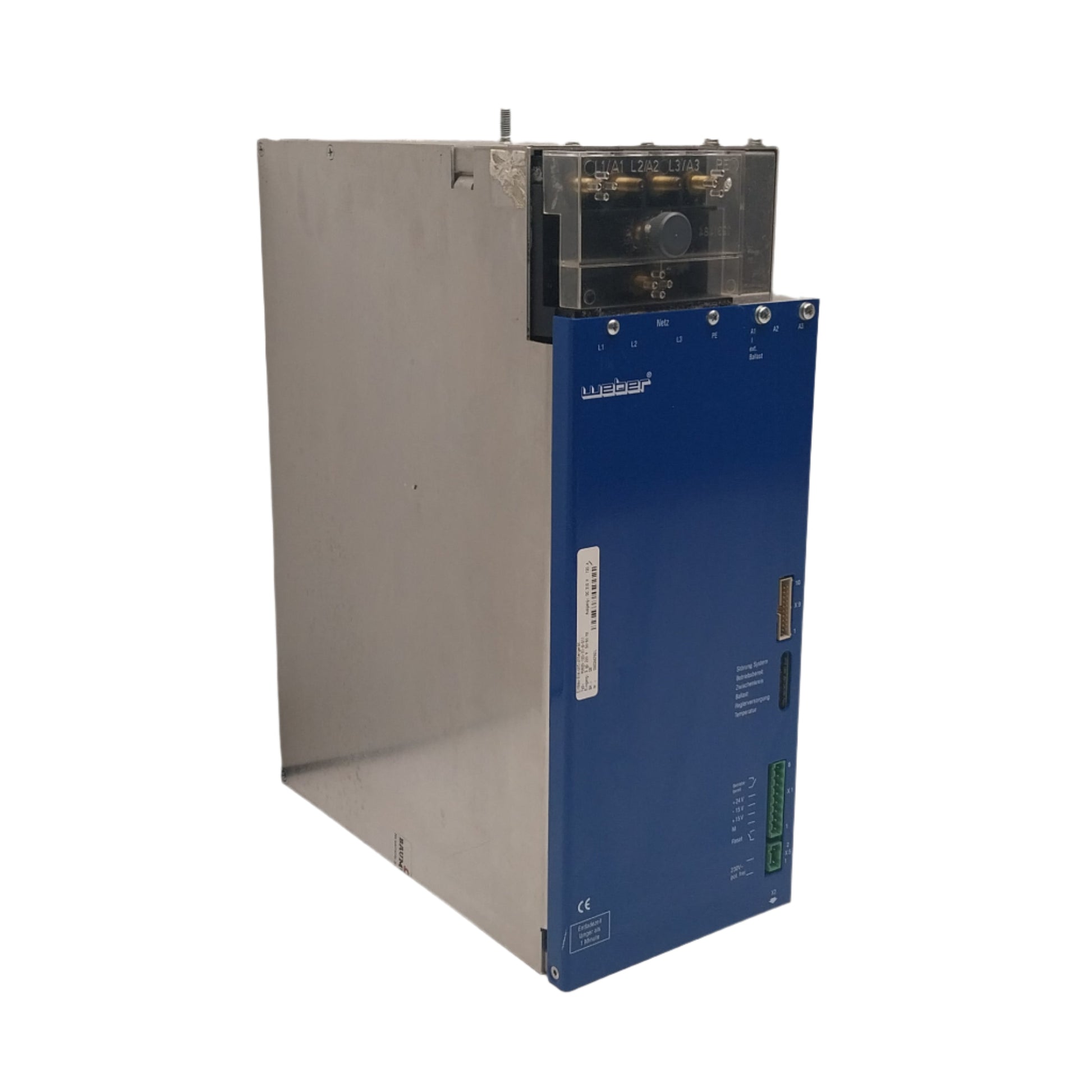 Baumuller/Weber BUG20 120 31 B Servo Power Supply Unit-Servo Power Supply Unit-CE-05-02-02-6152427180170-Used Industrial Parts