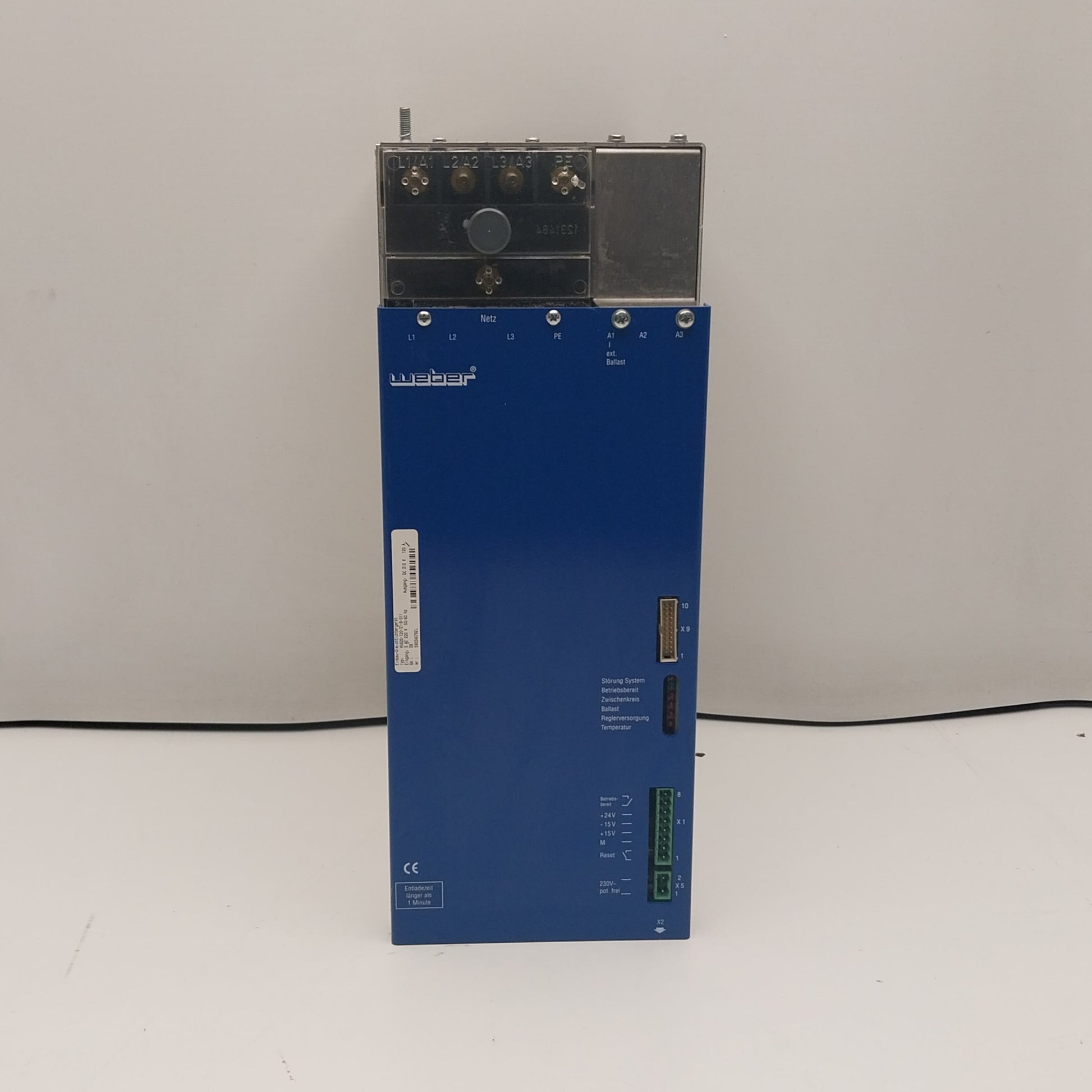 Baumuller/Weber BUG20 120 31 B Servo Power Supply Unit-Servo Power Supply Unit-Used Industrial Parts