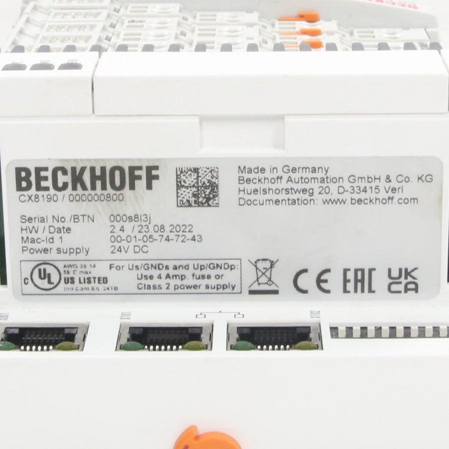 Beckhoff CX8190 Embedded PC & I/O Modules-Embedded PC-Used Industrial Parts