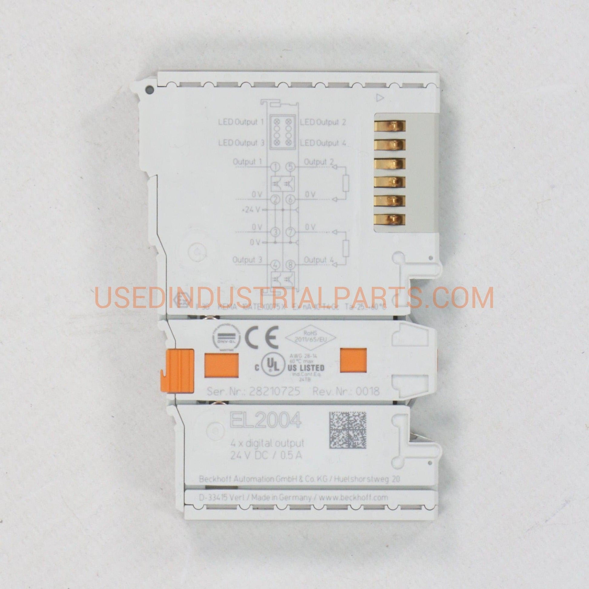 Beckhoff EL2004 EtherCat Terminal-Ethercat Terminal-AE-05-05-04-Used Industrial Parts