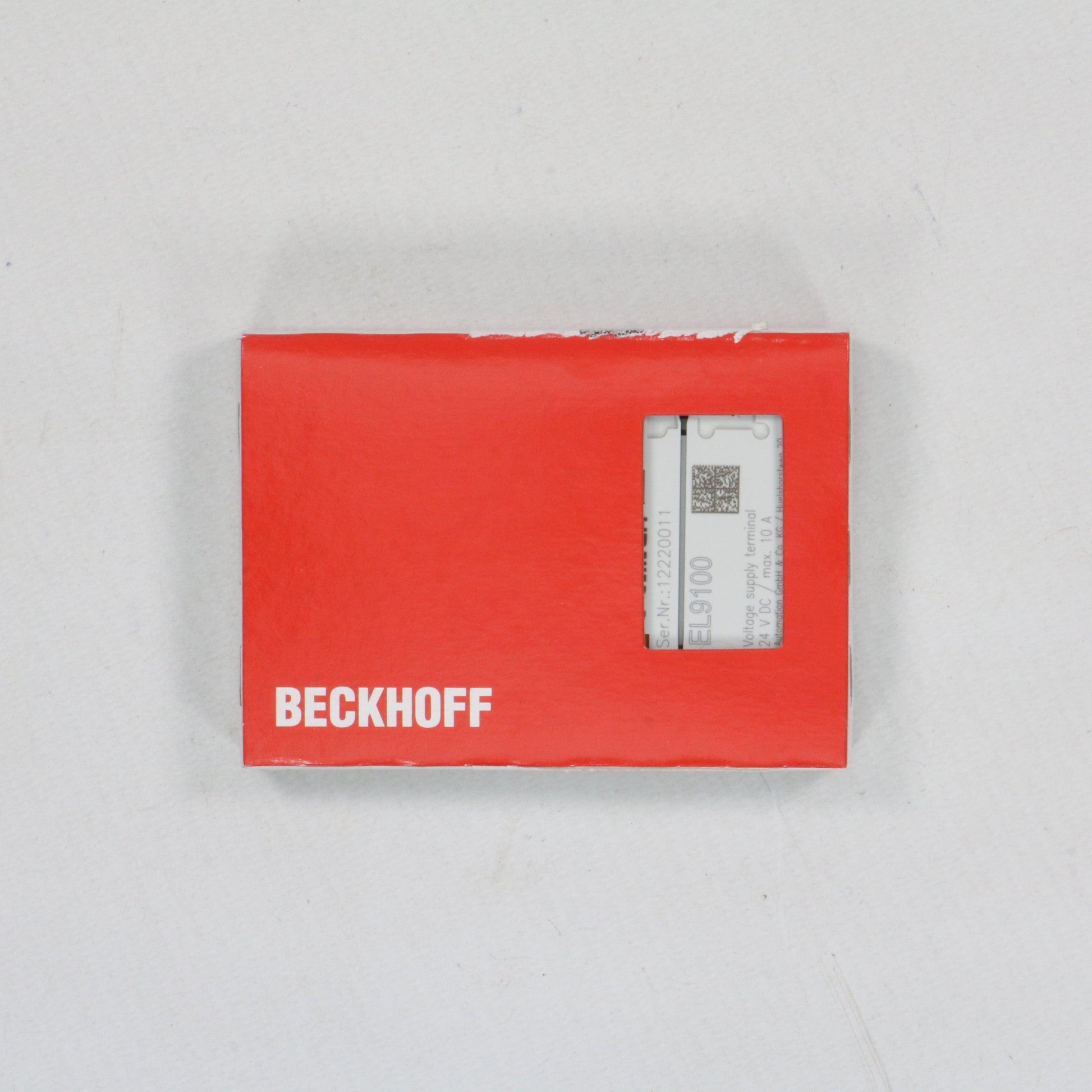 Beckhoff EL9100 Potential Supply Terminal-Potential Supply Terminal-Used Industrial Parts