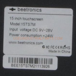 Beetronics 15TS7M Touchscreen Monitor-Touchscreen Monitor-AC-04-07-Used Industrial Parts