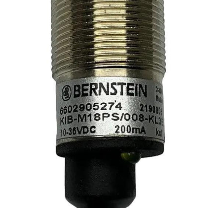 Bernstein KIB-M18PS/008-KL3E Inductive Proximity Sensor-Inductive Proximity Sensor-Used Industrial Parts