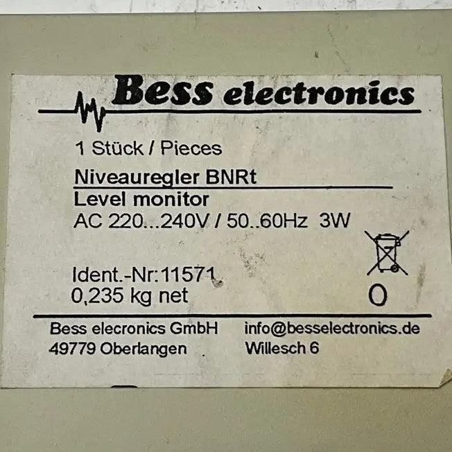 Bess Electronics BNRt Level Monitor-BNRt Level Monitor-Used Industrial Parts