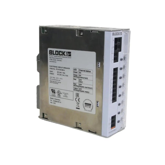 Block PC-0724-800-2 Electronic 8-Channel Circuit Breaker-Electronic 8-Channel Circuit Breaker-CC-02-05-07-6152428873842-Used Industrial Parts
