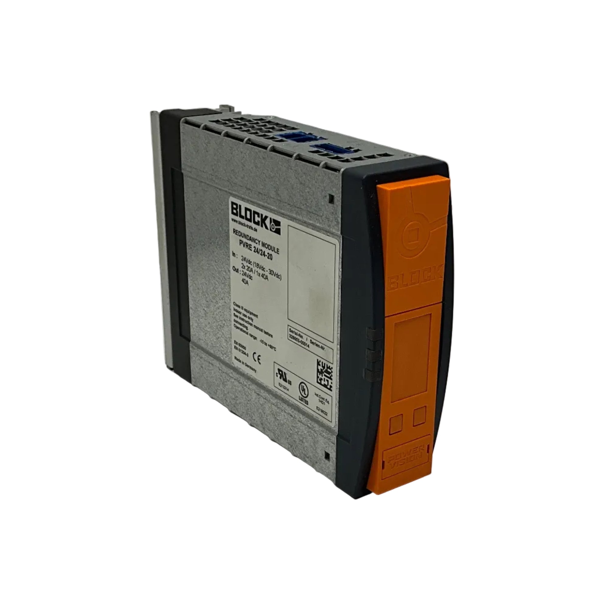 Block PVRE 24/24-20 Redundancy Module-Redundancy Module-01-AA-04-10-06-6152428435446-Used Industrial Parts