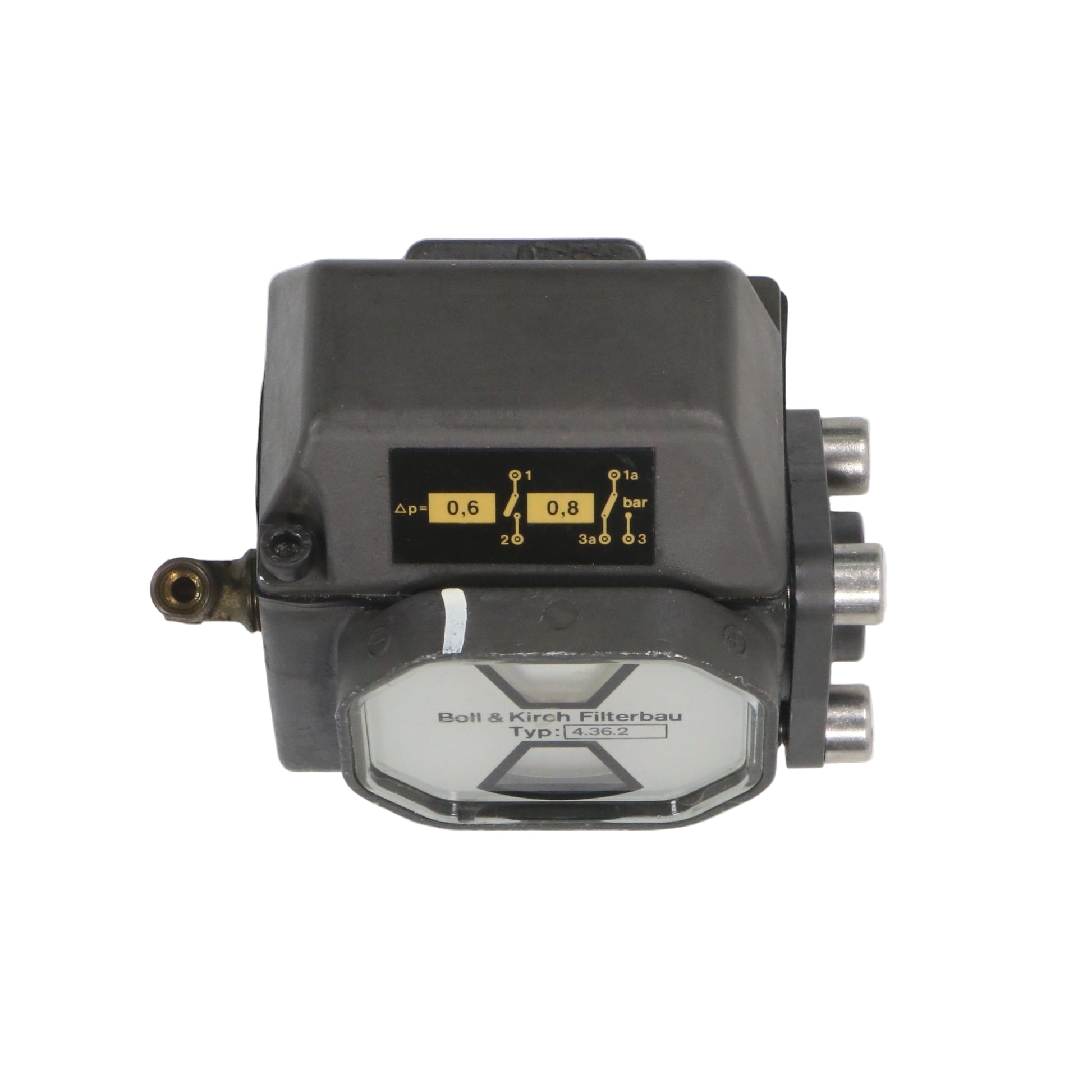 Boll & Kirch Filterbau 4.36.2 Differential Pressure Indicator-Differential Pressure Indicator-Used Industrial Parts