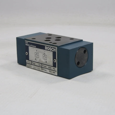 Bosch 0811024102 Manifold Check Valve Block-Valve Block-Used Industrial Parts