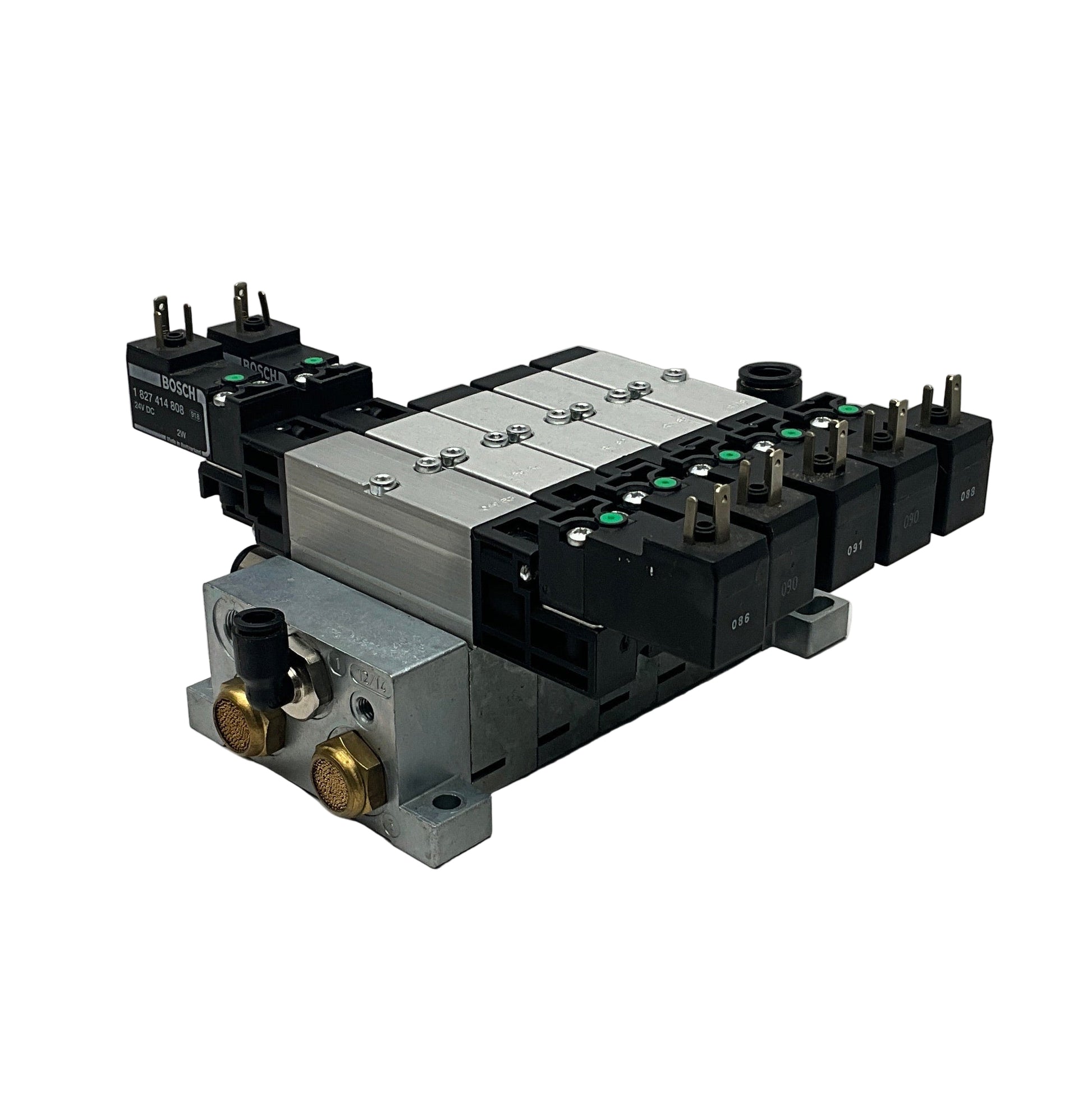 Bosch Aventics 1 825 503 891 Pneumatic Manifold & Solenoid Valves-Pneumatic Valve Manifold & Solenoid Valves-DA-01-02-01-6152428174123-Used Industrial Parts