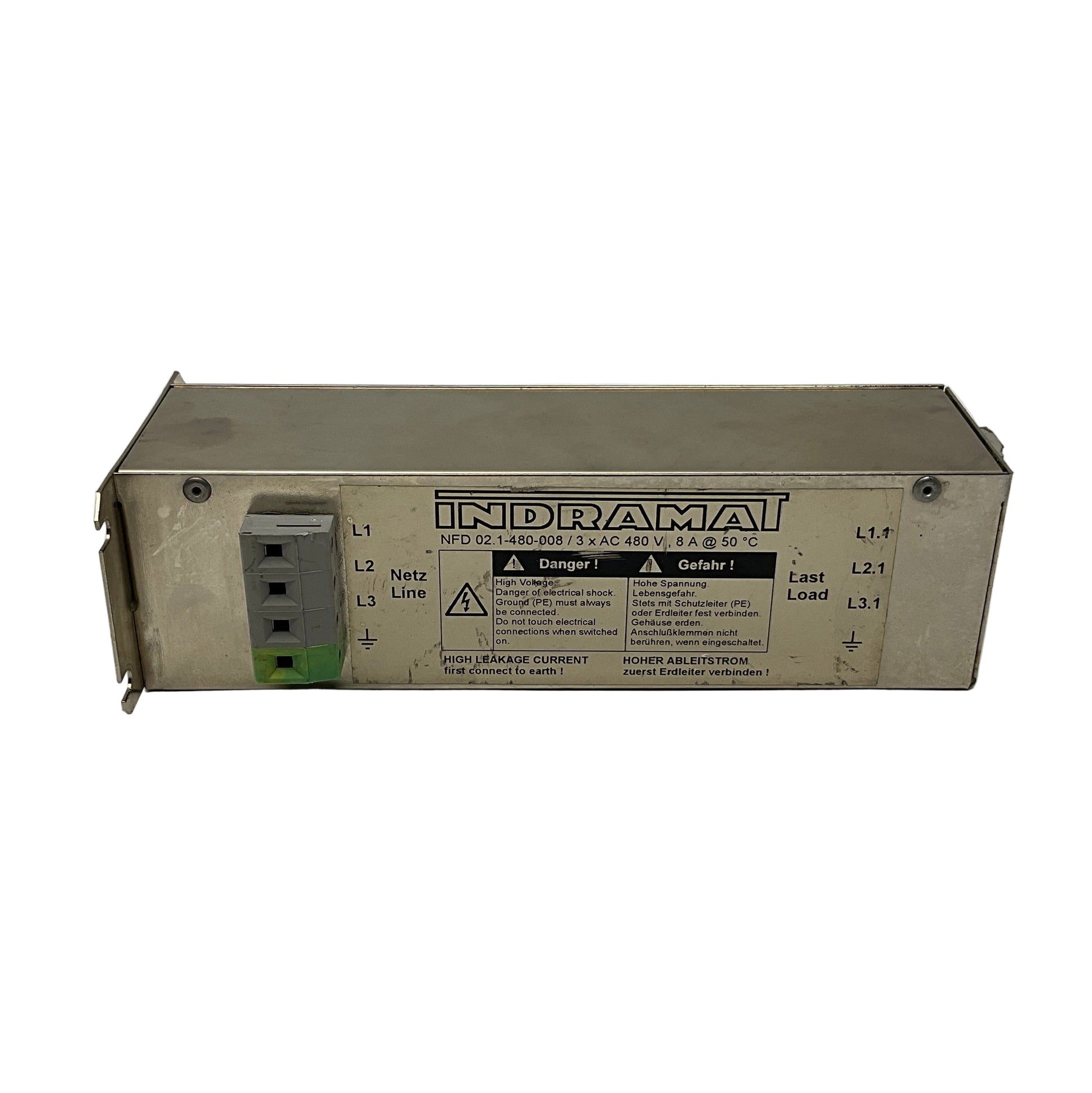 Bosch Rexroth Indramat NFD02.1-480-008 Power Line Filter-Power Line Filter-Used Industrial Parts