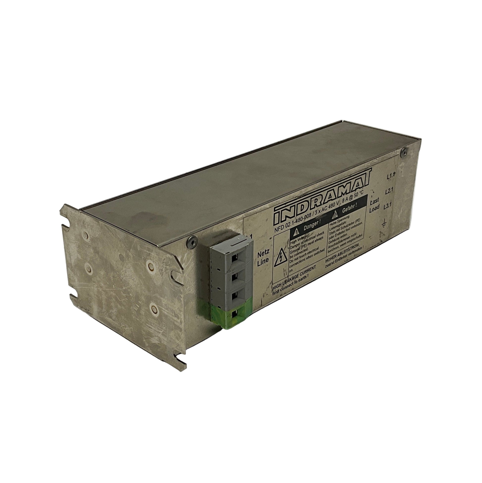 Bosch Rexroth Indramat NFD02.1-480-008 Power Line Filter-Power Line Filter-Used Industrial Parts