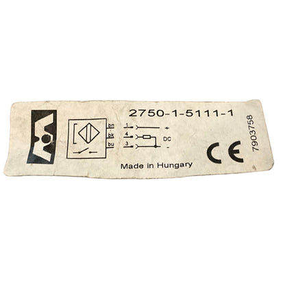 Bosch Rexroth Mecman 2750-1-5111-1 Proximity Sensor-Proximity Sensor-Used Industrial Parts